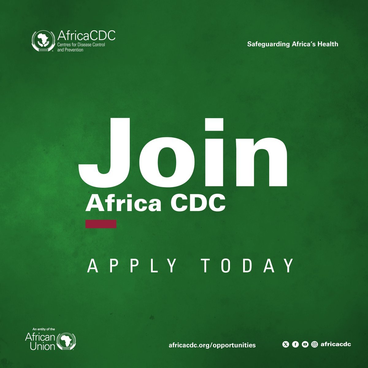 Africa CDC Hiring : 3 Open Positions to strengthen Public Health across the Continent