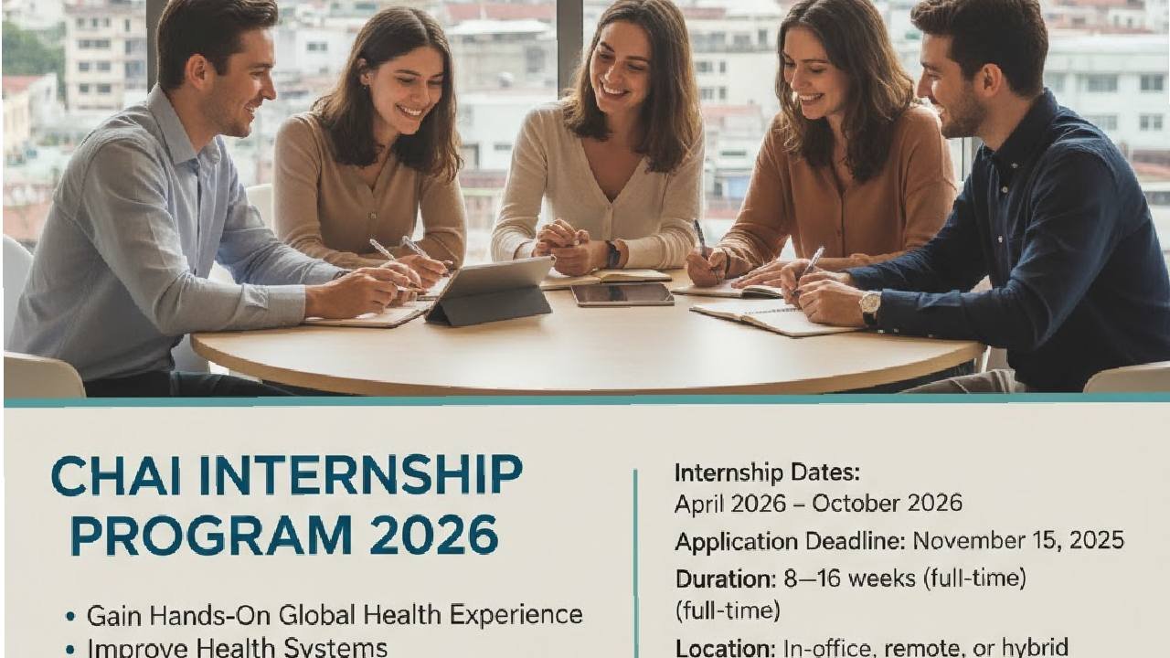 CHAI Global Internship Program CHAI Global Internship Program