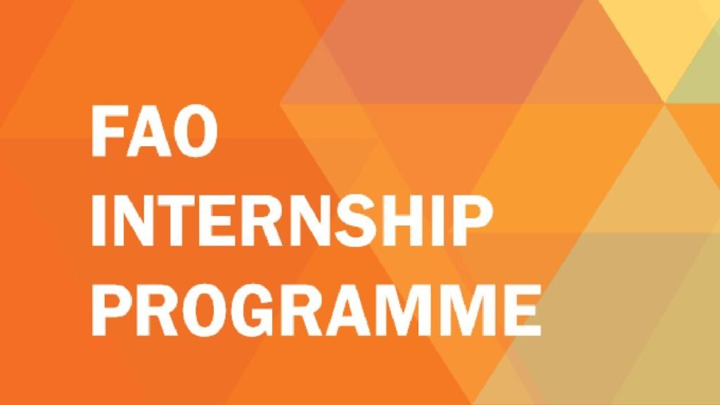 FAO Regional Office for Africa (RAF) 2026 Internship Programme for young Africans