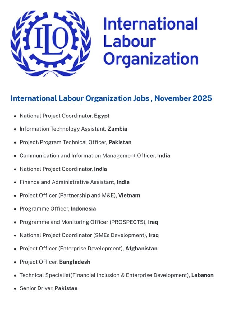 ILO Career Opportunities
