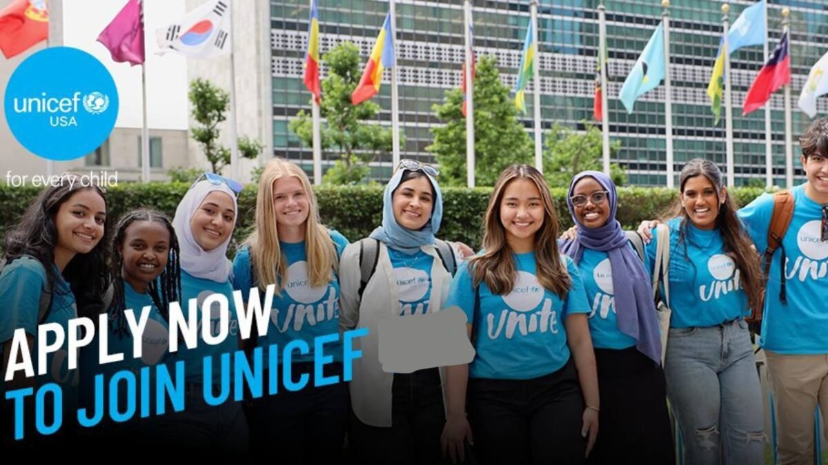 UNICEF Volunteering Opportunities, November 2025 : Open Roles/ Online Application process