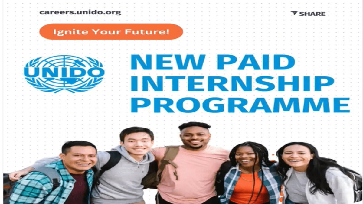 UNIDO Internship Programme 2025 With A Monthly Stipend.