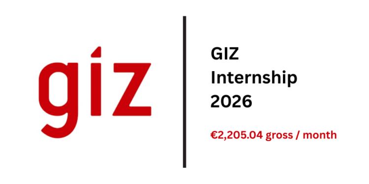 GIZ Paid Internship Program 2026 (up to €2,349 Stipend)