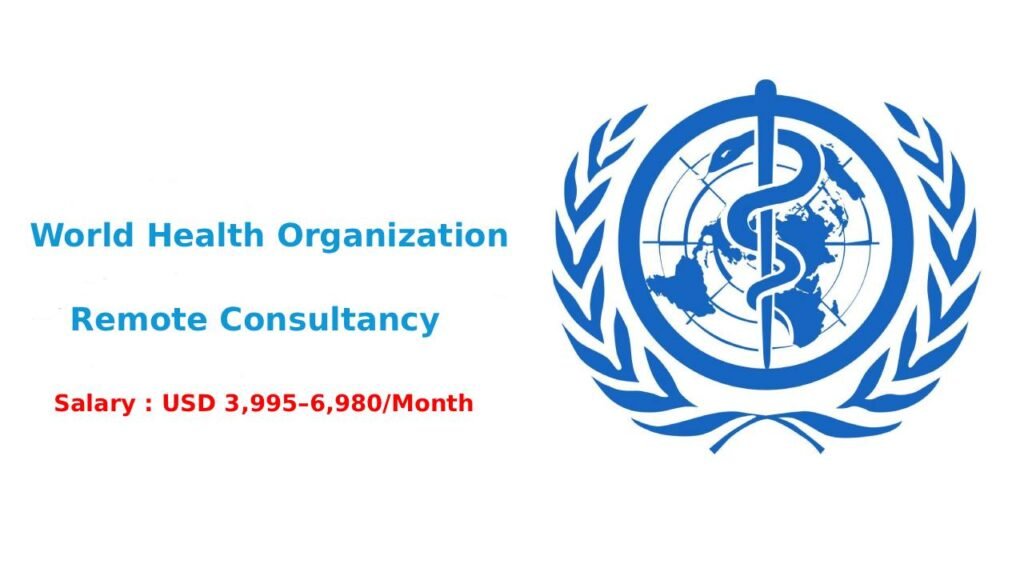 WHO Consultant Vacancy