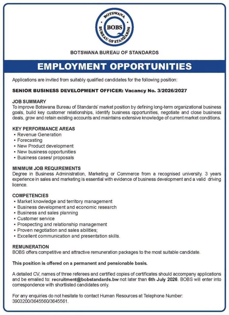 Government Career Opportunities, July 2026