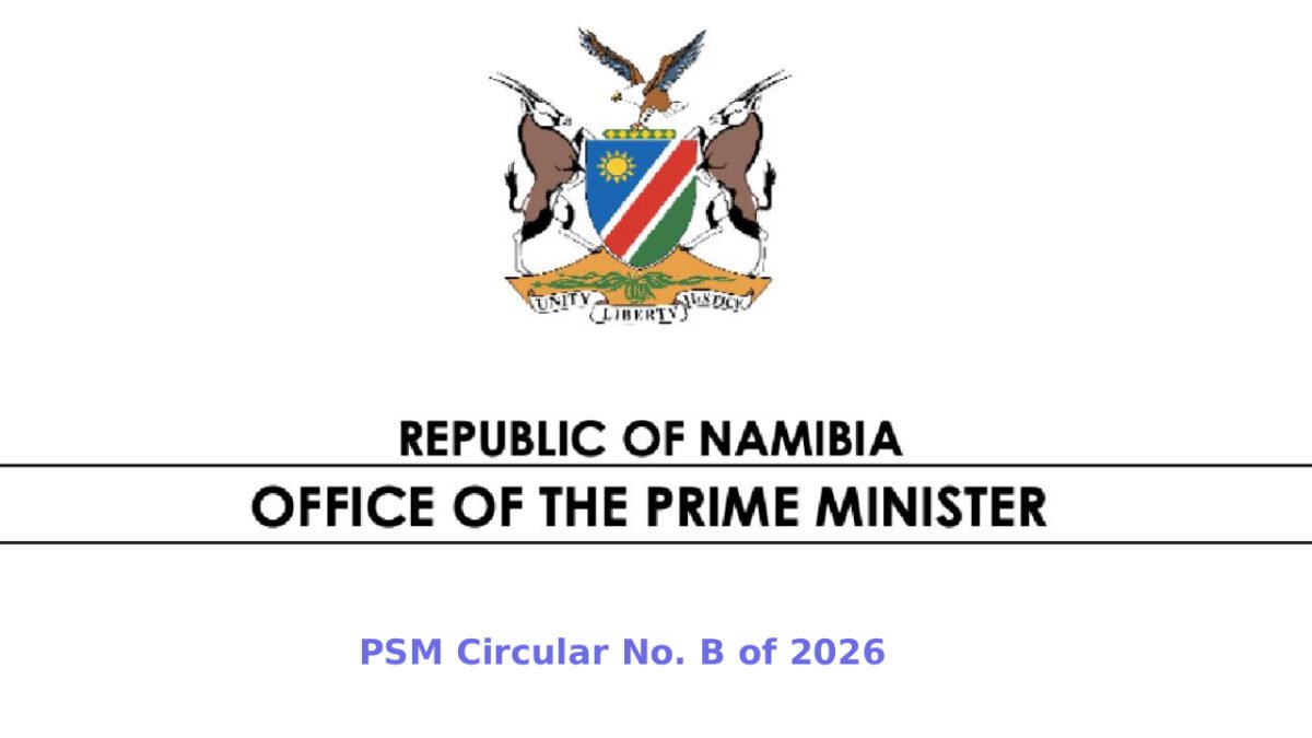 PSM Circular No. F of 2026 — Vacancies in the Public Service of Namibia